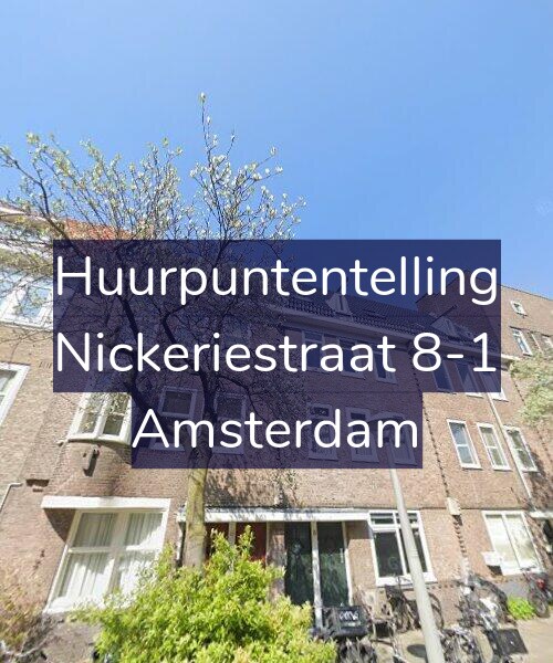 Foto gevel Huurpuntentelling voor Nickeriestraat 8-1, Amsterdam