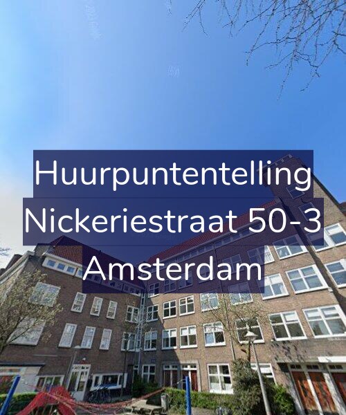 Foto gevel Huurpuntentelling voor Nickeriestraat 50-3, Amsterdam