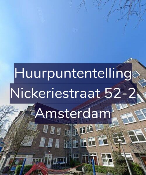 Foto gevel Huurpuntentelling voor Nickeriestraat 52-2, Amsterdam