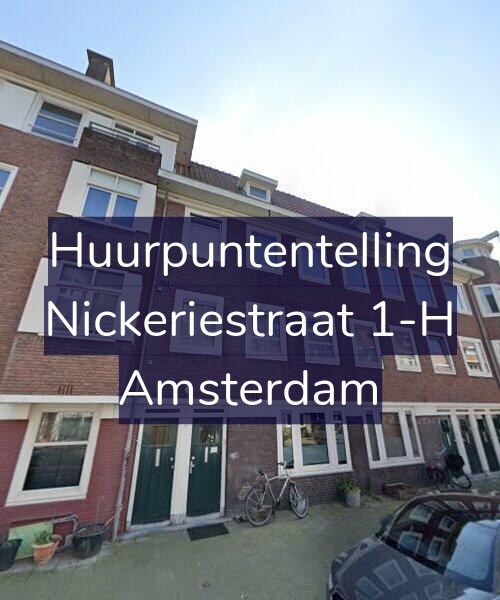 Foto gevel Huurpuntentelling voor Nickeriestraat 1-H, Amsterdam