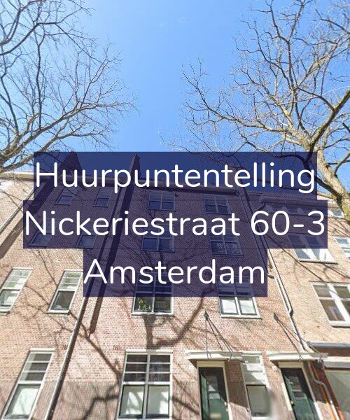 Foto gevel Huurpuntentelling voor Nickeriestraat 60-3, Amsterdam