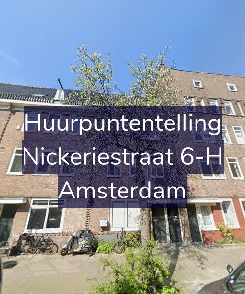 Foto gevel Huurpuntentelling voor Nickeriestraat 6-H, Amsterdam