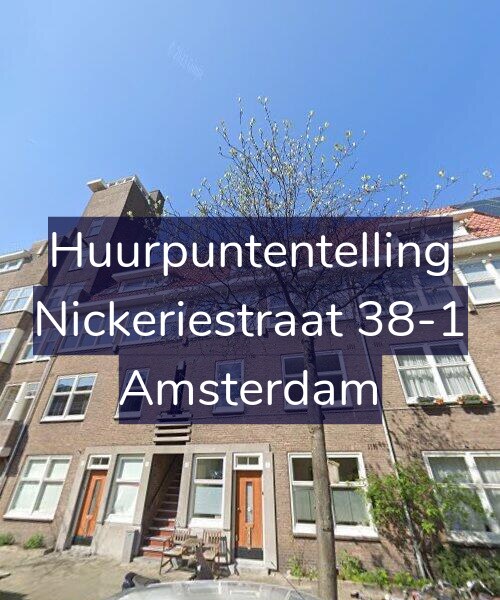 Foto gevel Huurpuntentelling voor Nickeriestraat 38-1, Amsterdam