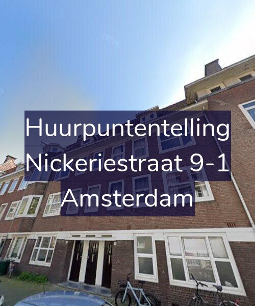 Foto gevel Huurpuntentelling voor Nickeriestraat 9-1, Amsterdam
