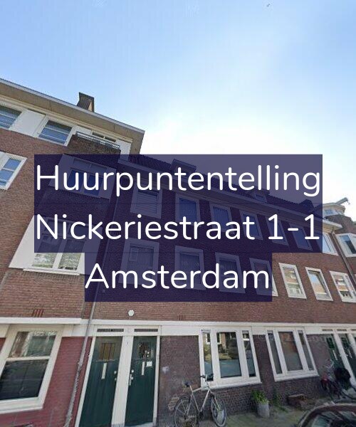 Foto gevel Huurpuntentelling voor Nickeriestraat 1-1, Amsterdam