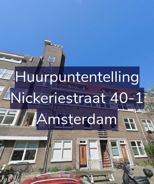 Foto gevel Huurpuntentelling voor Nickeriestraat 40-1, Amsterdam