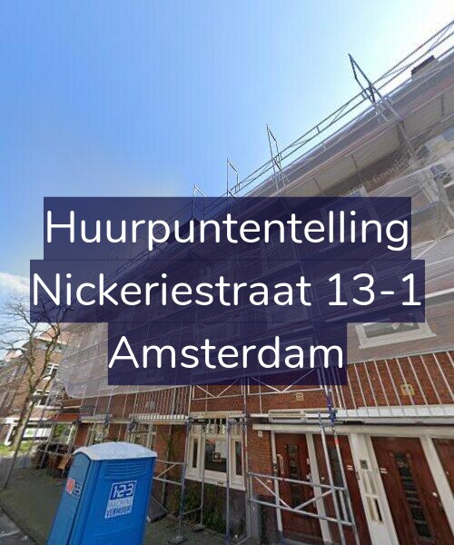 Foto gevel Huurpuntentelling voor Nickeriestraat 13-1, Amsterdam