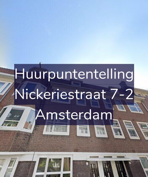 Foto gevel Huurpuntentelling voor Nickeriestraat 7-2, Amsterdam