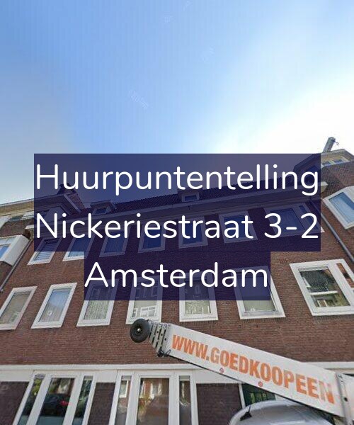 Foto gevel Huurpuntentelling voor Nickeriestraat 3-2, Amsterdam