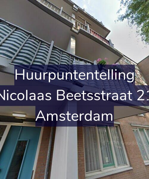 Foto gevel Huurpuntentelling voor Nicolaas Beetsstraat 21, Amsterdam
