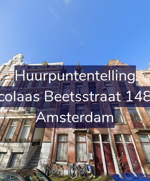 Foto gevel Huurpuntentelling voor Nicolaas Beetsstraat 148-2, Amsterdam