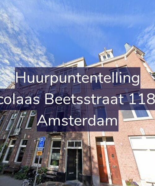 Foto gevel Huurpuntentelling voor Nicolaas Beetsstraat 118-H, Amsterdam
