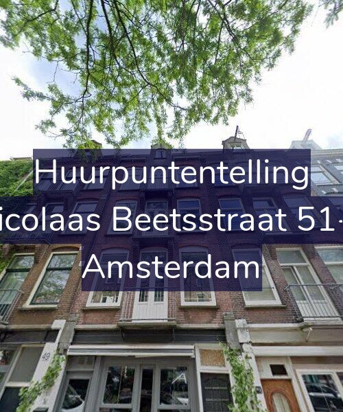 Foto gevel Huurpuntentelling voor Nicolaas Beetsstraat 51-3, Amsterdam