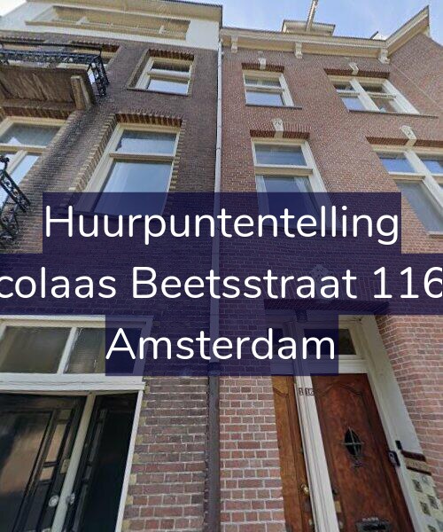 Foto gevel Huurpuntentelling voor Nicolaas Beetsstraat 116-2, Amsterdam