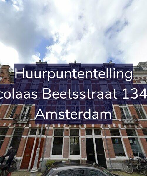 Foto gevel Huurpuntentelling voor Nicolaas Beetsstraat 134-H, Amsterdam
