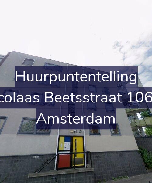 Foto gevel Huurpuntentelling voor Nicolaas Beetsstraat 106-C, Amsterdam