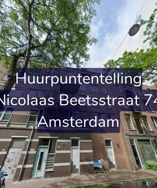 Foto gevel Huurpuntentelling voor Nicolaas Beetsstraat 74, Amsterdam