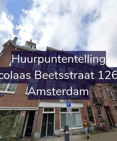 Foto gevel Huurpuntentelling voor Nicolaas Beetsstraat 126-1, Amsterdam