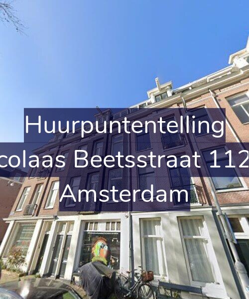 Foto gevel Huurpuntentelling voor Nicolaas Beetsstraat 112-1, Amsterdam