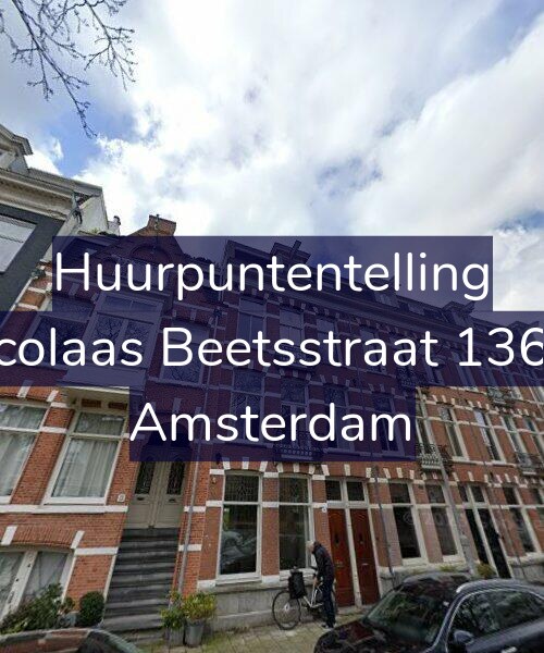 Foto gevel Huurpuntentelling voor Nicolaas Beetsstraat 136-2, Amsterdam
