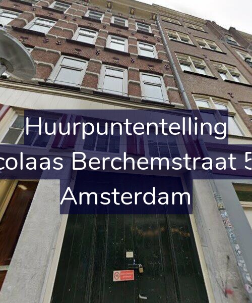 Foto gevel Huurpuntentelling voor Nicolaas Berchemstraat 5-3, Amsterdam