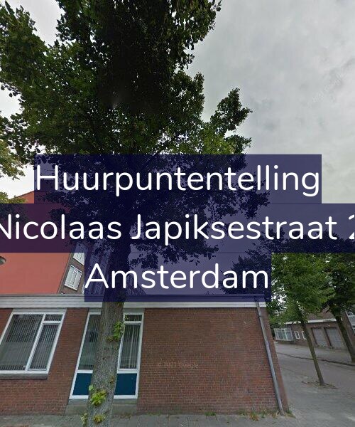 Foto gevel Huurpuntentelling voor Nicolaas Japiksestraat 2, Amsterdam
