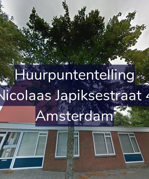 Foto gevel Huurpuntentelling voor Nicolaas Japiksestraat 4, Amsterdam