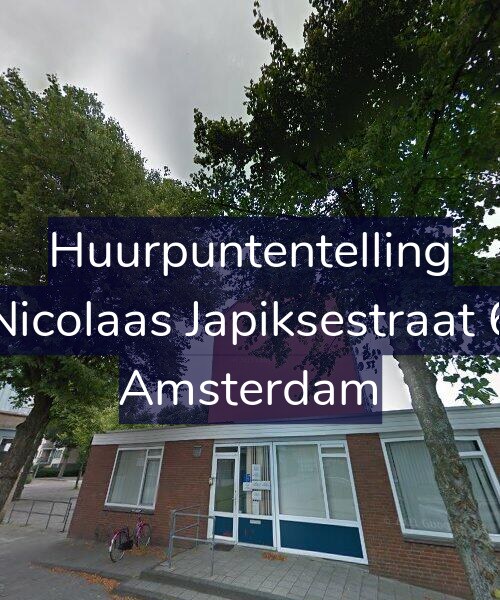 Foto gevel Huurpuntentelling voor Nicolaas Japiksestraat 6, Amsterdam