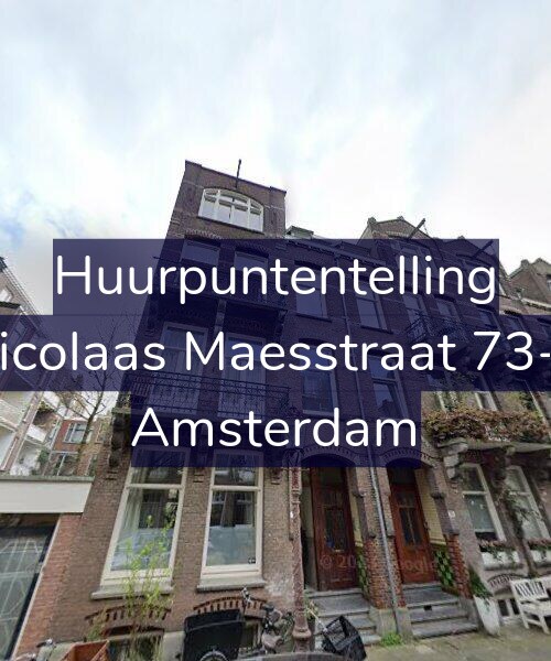 Foto gevel Huurpuntentelling voor Nicolaas Maesstraat 73-2, Amsterdam