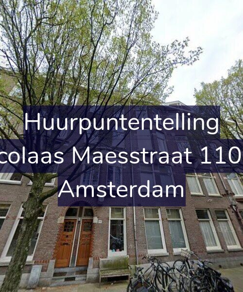 Foto gevel Huurpuntentelling voor Nicolaas Maesstraat 110-H, Amsterdam