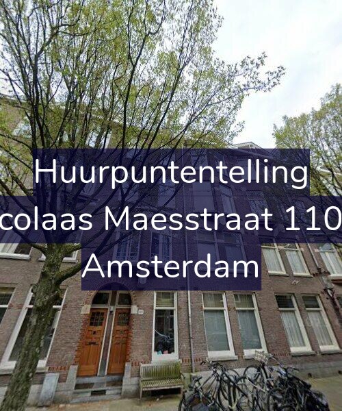 Foto gevel Huurpuntentelling voor Nicolaas Maesstraat 110-3, Amsterdam