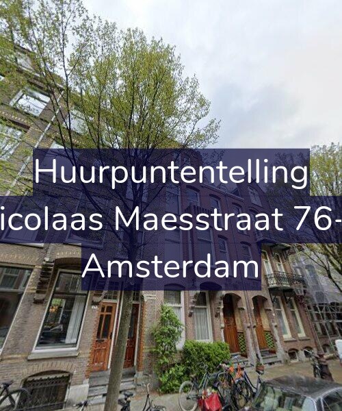Foto gevel Huurpuntentelling voor Nicolaas Maesstraat 76-2, Amsterdam