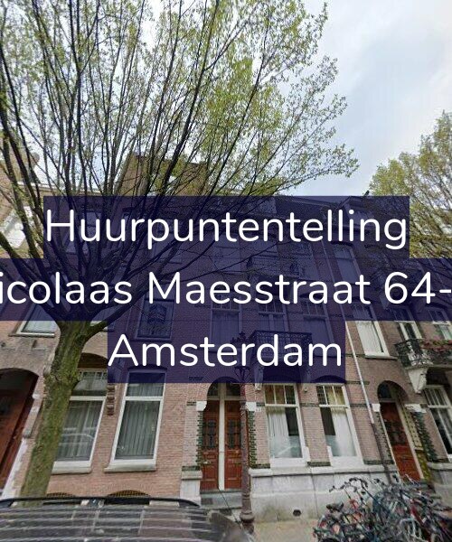 Foto gevel Huurpuntentelling voor Nicolaas Maesstraat 64-H, Amsterdam