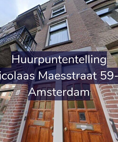 Foto gevel Huurpuntentelling voor Nicolaas Maesstraat 59-H, Amsterdam