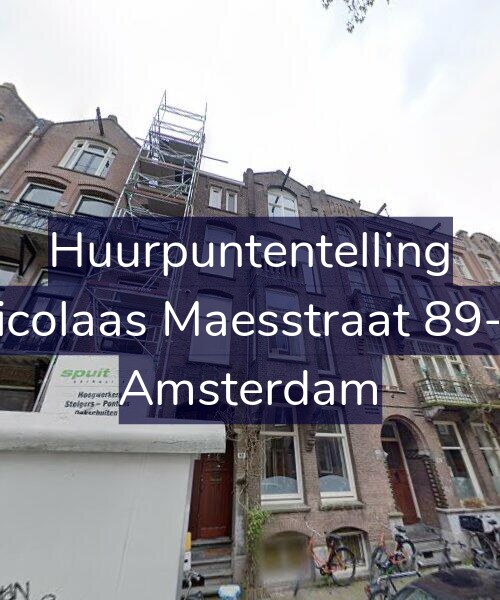 Foto gevel Huurpuntentelling voor Nicolaas Maesstraat 89-H, Amsterdam