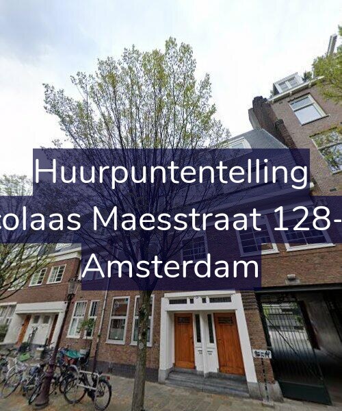 Foto gevel Huurpuntentelling voor Nicolaas Maesstraat 128-1R, Amsterdam