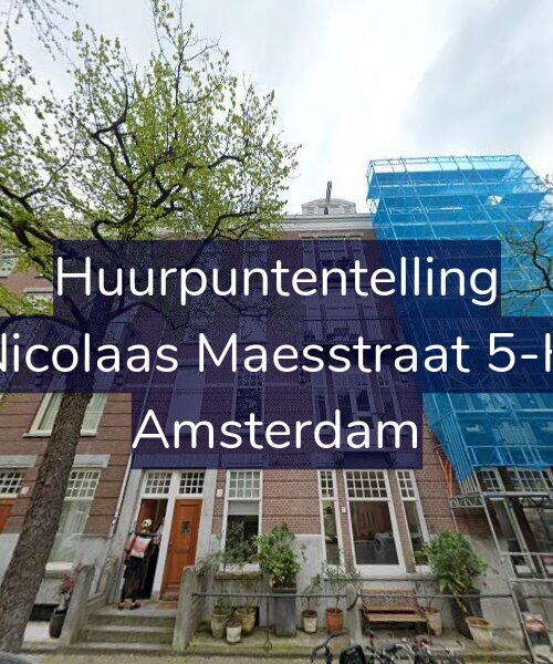 Foto gevel Huurpuntentelling voor Nicolaas Maesstraat 5-H, Amsterdam