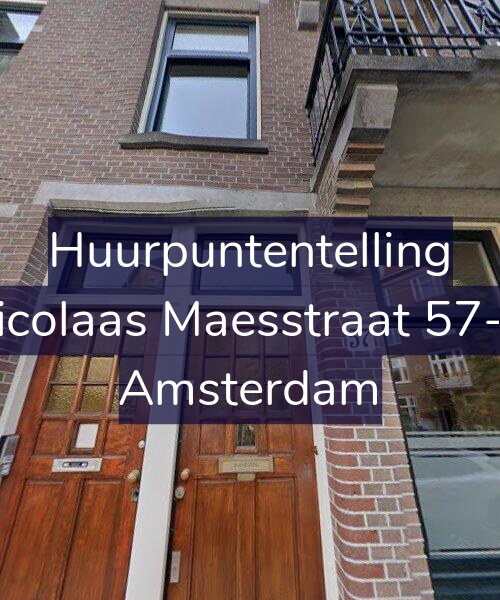 Foto gevel Huurpuntentelling voor Nicolaas Maesstraat 57-H, Amsterdam