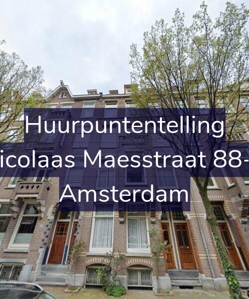 Foto gevel Huurpuntentelling voor Nicolaas Maesstraat 88-2, Amsterdam