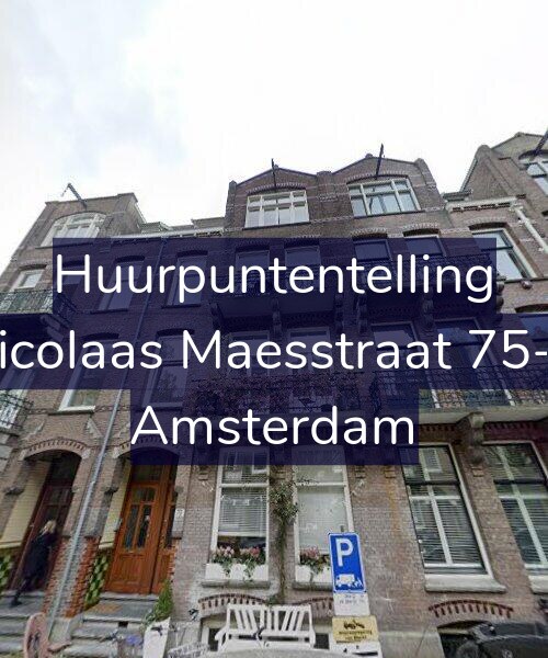 Foto gevel Huurpuntentelling voor Nicolaas Maesstraat 75-C, Amsterdam