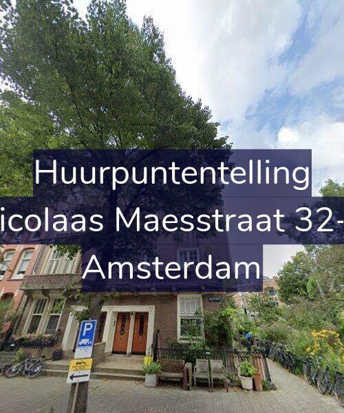 Foto gevel Huurpuntentelling voor Nicolaas Maesstraat 32-4, Amsterdam