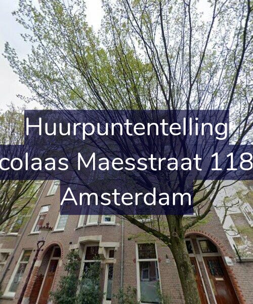 Foto gevel Huurpuntentelling voor Nicolaas Maesstraat 118-2, Amsterdam