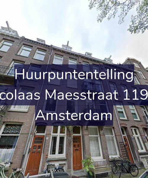 Foto gevel Huurpuntentelling voor Nicolaas Maesstraat 119-3, Amsterdam