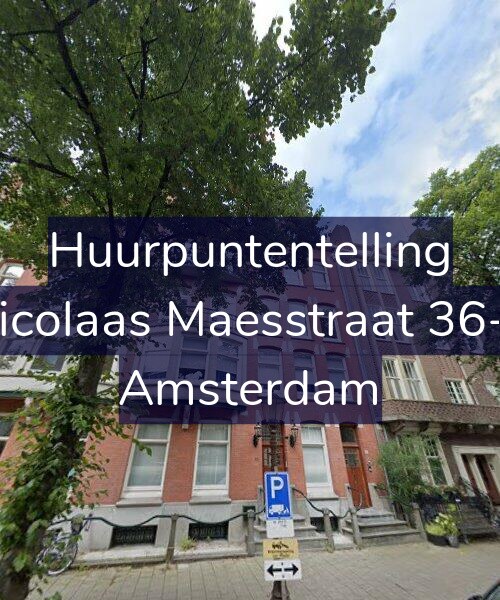 Foto gevel Huurpuntentelling voor Nicolaas Maesstraat 36-3, Amsterdam