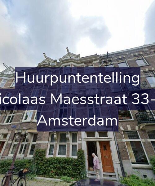 Foto gevel Huurpuntentelling voor Nicolaas Maesstraat 33-H, Amsterdam