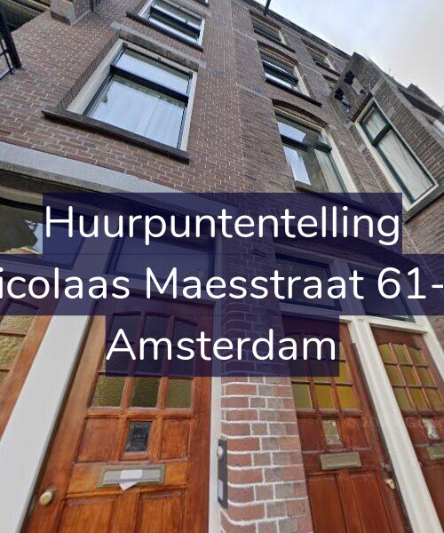 Foto gevel Huurpuntentelling voor Nicolaas Maesstraat 61-H, Amsterdam