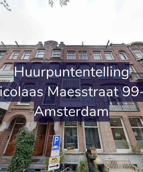 Foto gevel Huurpuntentelling voor Nicolaas Maesstraat 99-2, Amsterdam