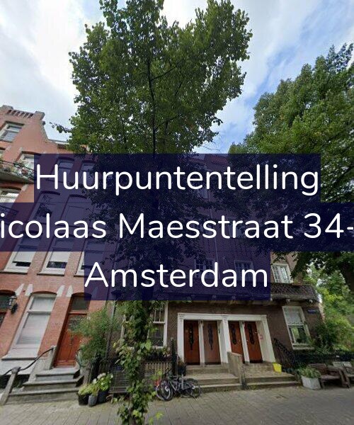 Foto gevel Huurpuntentelling voor Nicolaas Maesstraat 34-2, Amsterdam