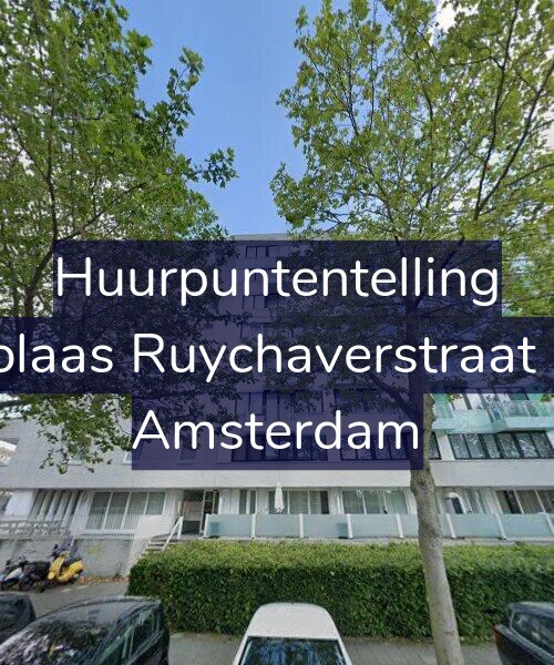 Foto gevel Huurpuntentelling voor Nicolaas Ruychaverstraat 130, Amsterdam