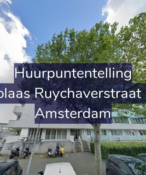 Foto gevel Huurpuntentelling voor Nicolaas Ruychaverstraat 156, Amsterdam